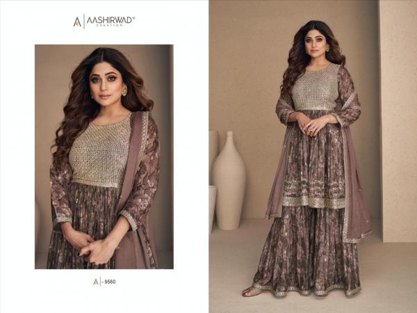 Aashirwad Gulkand Flower Styles Designer Salwar Suit Collection